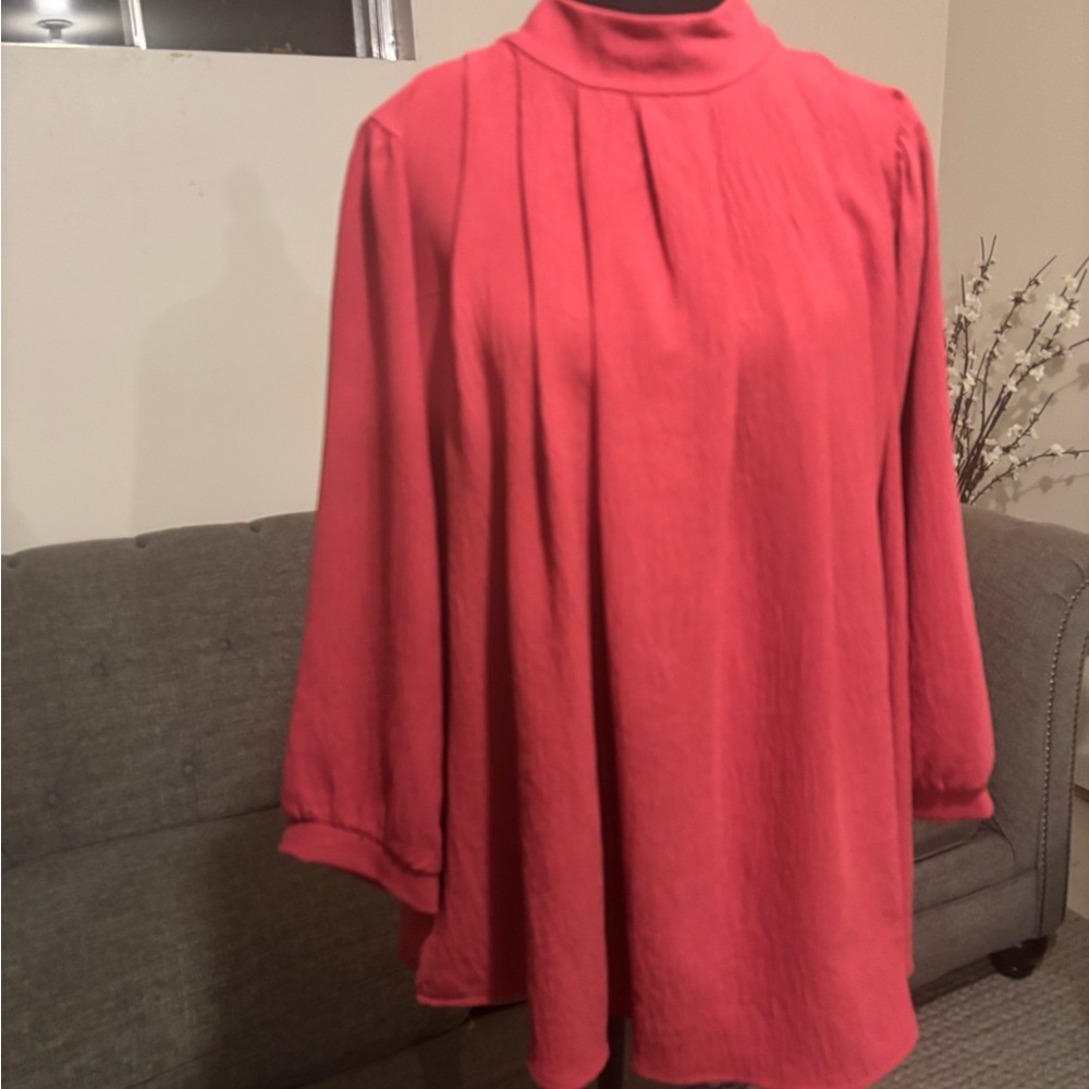 Elegant Red Women's Top